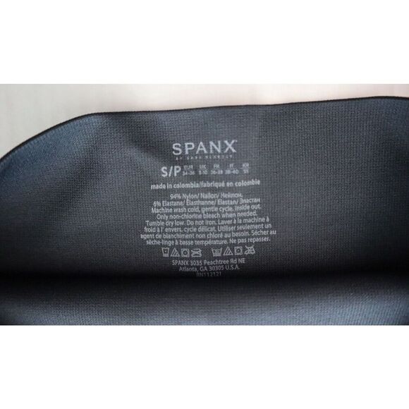Spanx FL3515 Sz S (2-4) Black Camo Look at Me Now High-Waisted Seamless Leggings - Picture 3 of 11